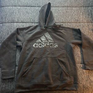 Adidas Men's Charcoal Gray Hoodie